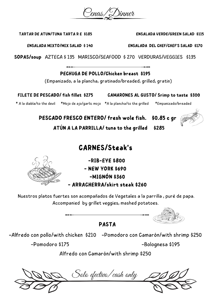 Chencho's restaurant Menu - Image 3