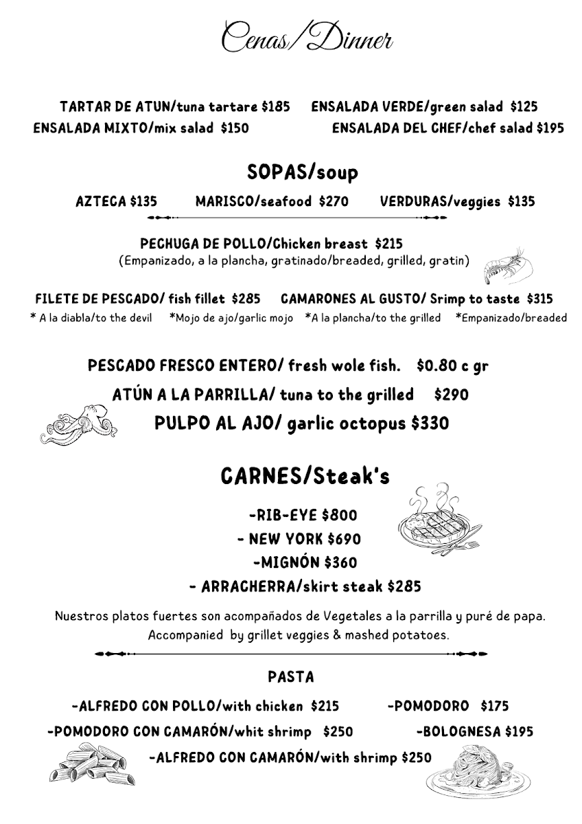 Chencho's restaurant Menu - Image 5